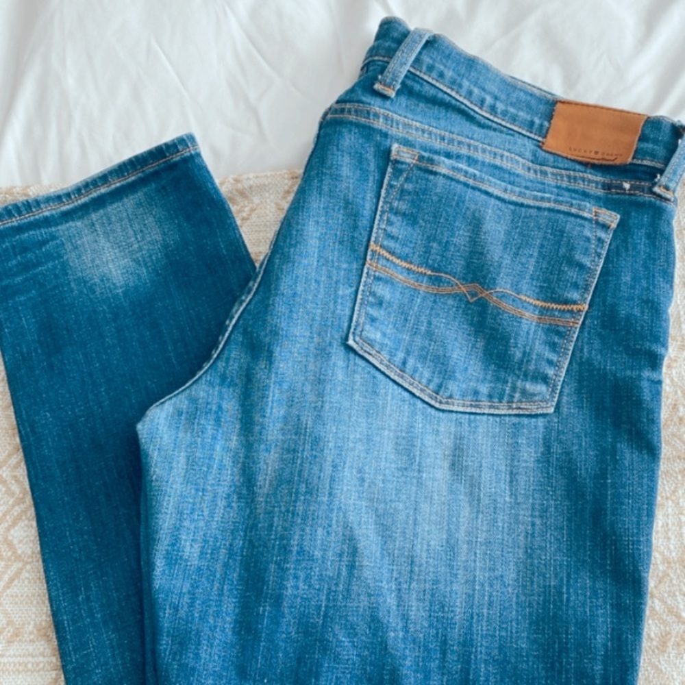 Blue denim Lucky Brand Skinny Jeans